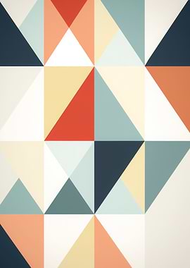 Geometric Triangle Pattern