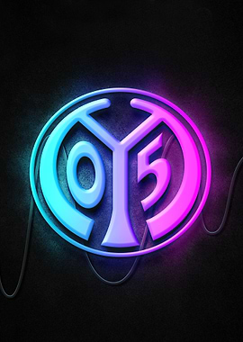 mainz 05 Neon Logo