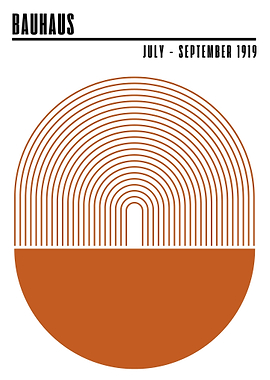 Bauhaus Geometric Art Print