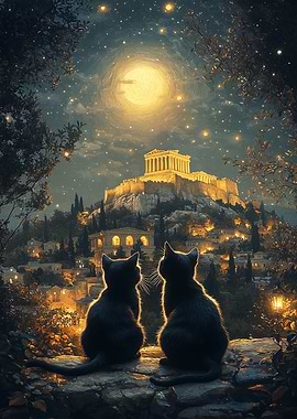 Cats Under the Acropolis