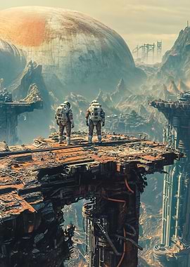 Astronauts on Alien World