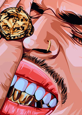 Gold Teeth Portrait