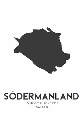 Södermanland Map