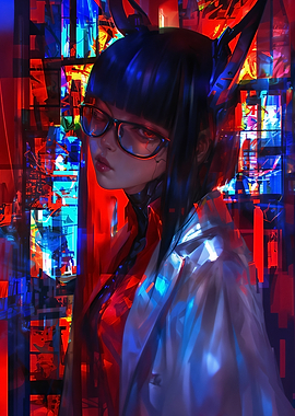 Cyberpunk Anime Girl