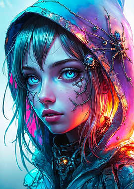 Cyberpunk Spider Queen