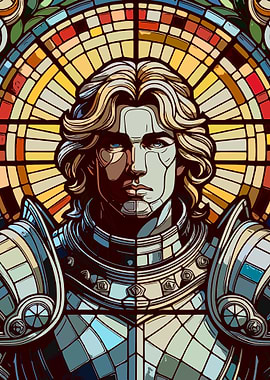 Stained Glass Knight