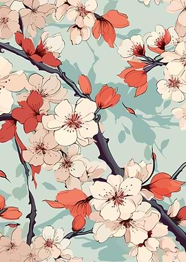 Cherry Blossom Pattern