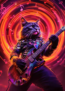 Rockstar Cat