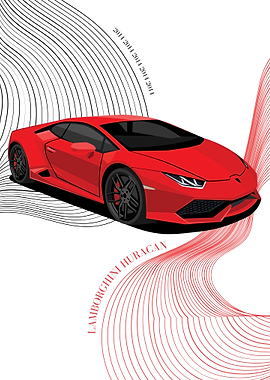 Lamborghini Huracan Poster