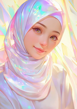 Anime Hijab Girl
