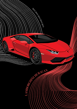Lamborghini Huracan Poster