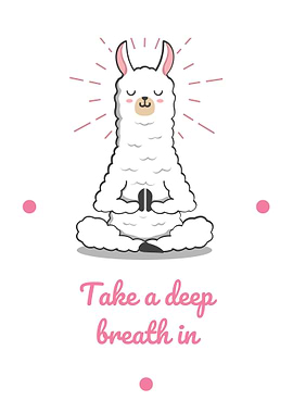 Meditating Llama