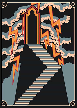 Stairway & Storm Art