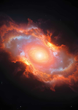 Colorful Cosmic Nebula