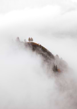 Hilltop in the Clouds