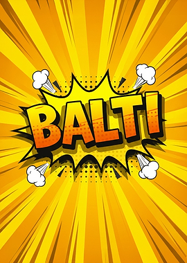 BALTI Comic Book Speech Bubble