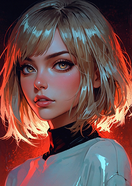 Anime Girl Portrait - Lyla