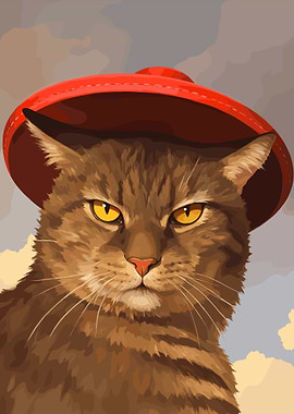 Cat in Red Hat