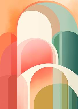Abstract Archway Art