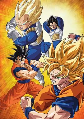 Goku and Vegeta