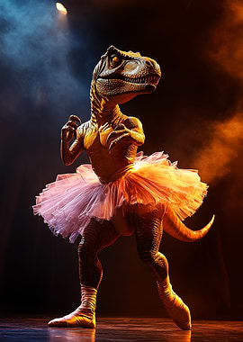 Dinosaur Ballerina