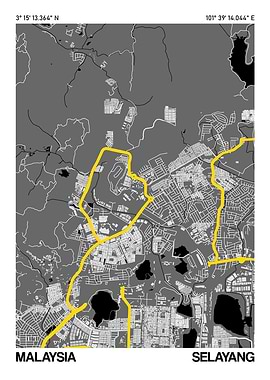 Selayang City Street Map