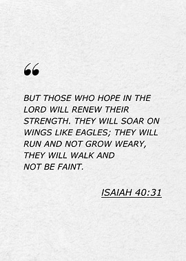 Isaiah 40:31 Quote