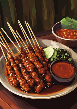Grilled Satay Skewers