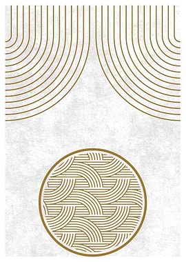 Gold Geometric Pattern