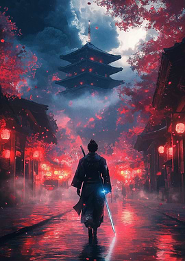 Samurai in Red City
