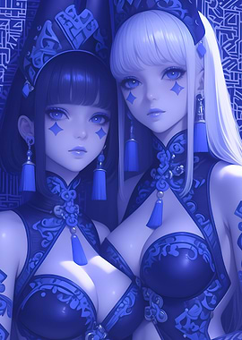 Blue-Haired Anime Girls