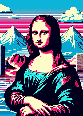 Mona Lisa Pixel Art