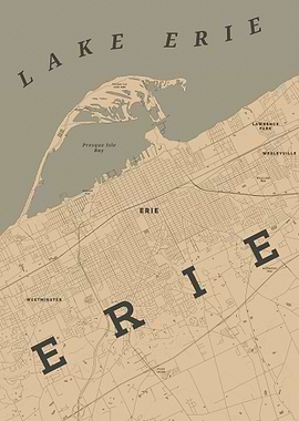 Erie City Map