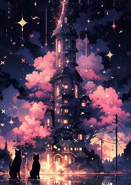 Magical Tower Night