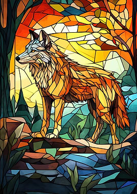 Wolf in Stained Glass