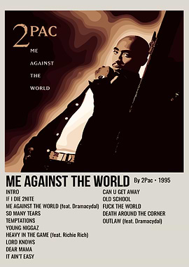 2Pac Shakur Rapper Album Cover