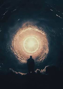 kanye west Silhouette in a Vortex