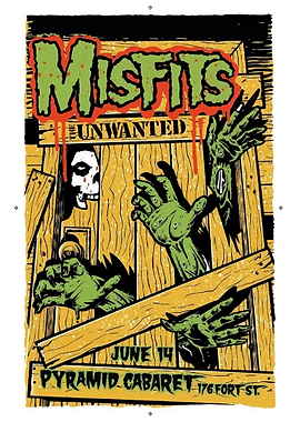 Misfits Concert Poster
