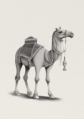 Camel with Saddle