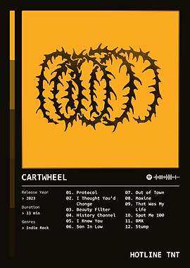 Cartwheel (2023) Album by Hotline TNT