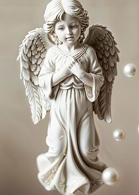 White Angel Figurine