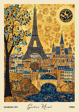 Paris France Travel Klimt