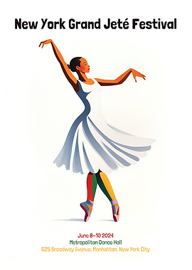 New York Grand Jeté Festival Poster