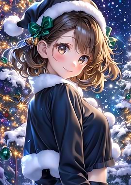 Anime Girl Christmas