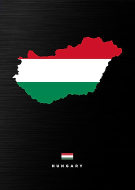 Hungary Map Outline