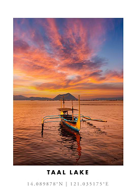 Taal Lake Sunset