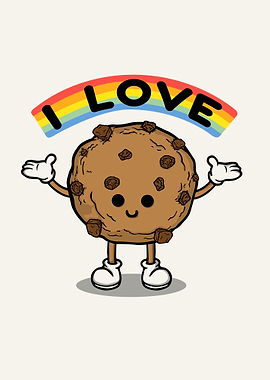 Cute Chocolate Chip Cookie