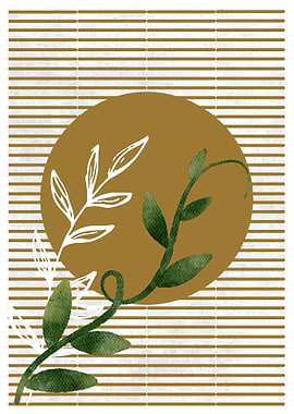 Minimalist Botanical Print
