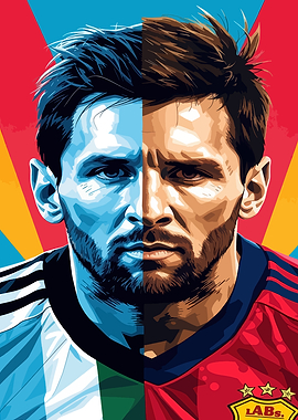 Cool Messi Portrait