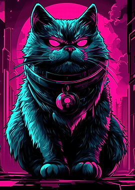 Cyberpunk Cat